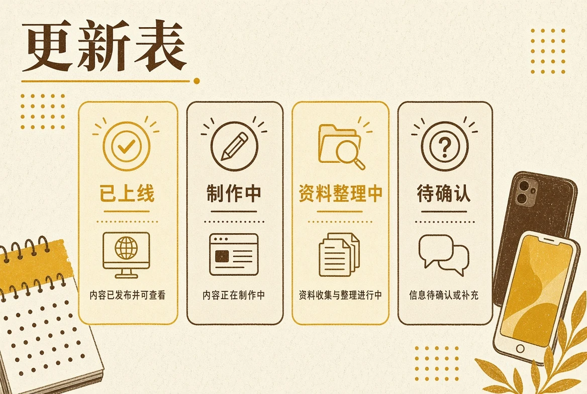 档表状态示意